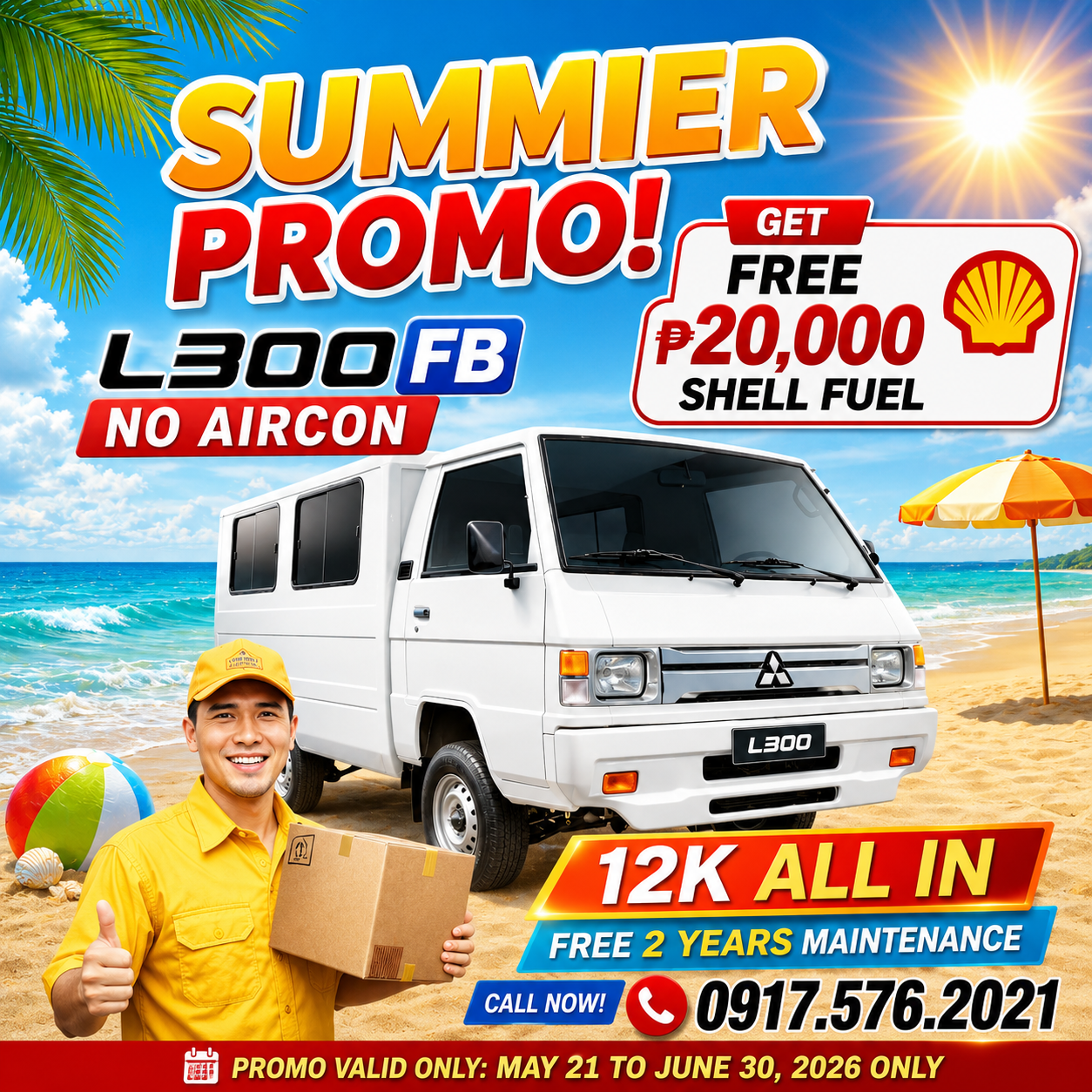 2026 L300 FB NO AIRCON