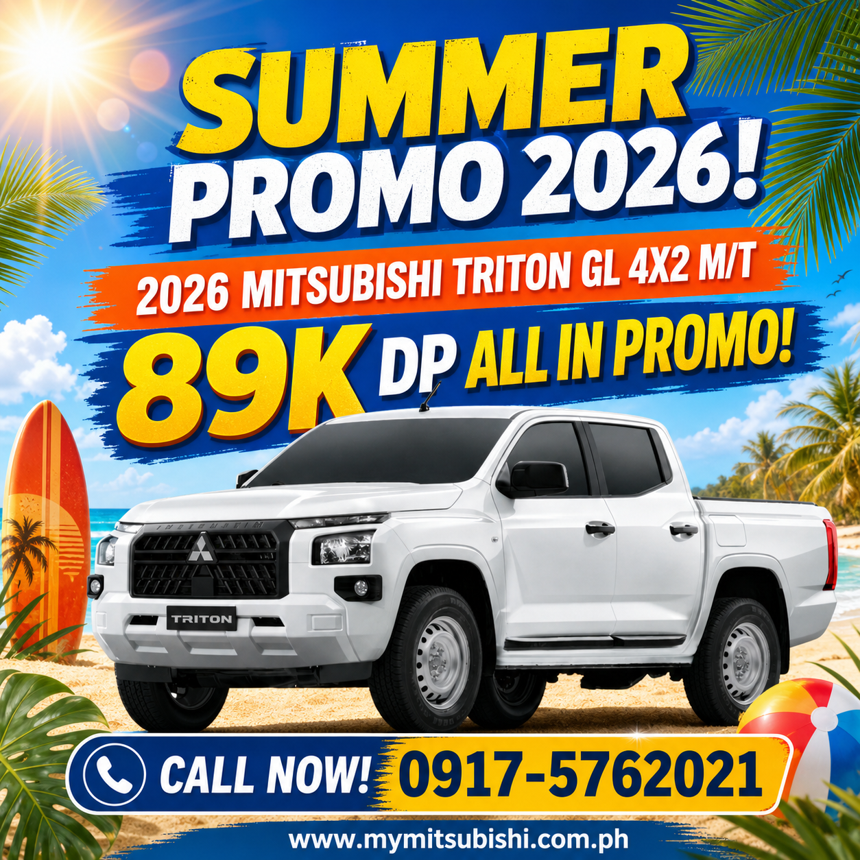 2026 TRITON GL 2.4D 2WD M/T