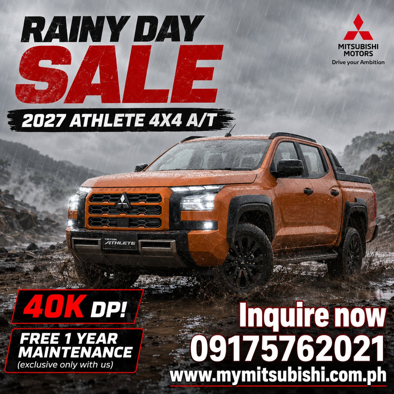 TRITON ATHLETE 4X4 A/T 2027
