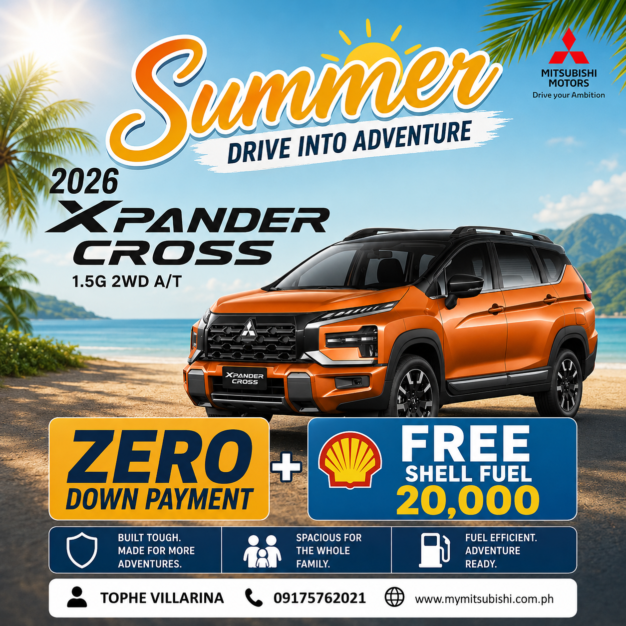 2026 XPANDER CROSS Two-Tone Green